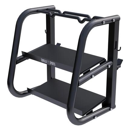 Rack Rangement - Support Halteres, Acier Rangement Poids, Charge Max 300 kg