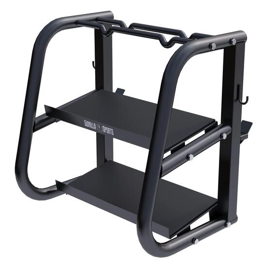 Rack Rangement - Support Halteres, Acier Rangement Poids, Charge Max 300 kg