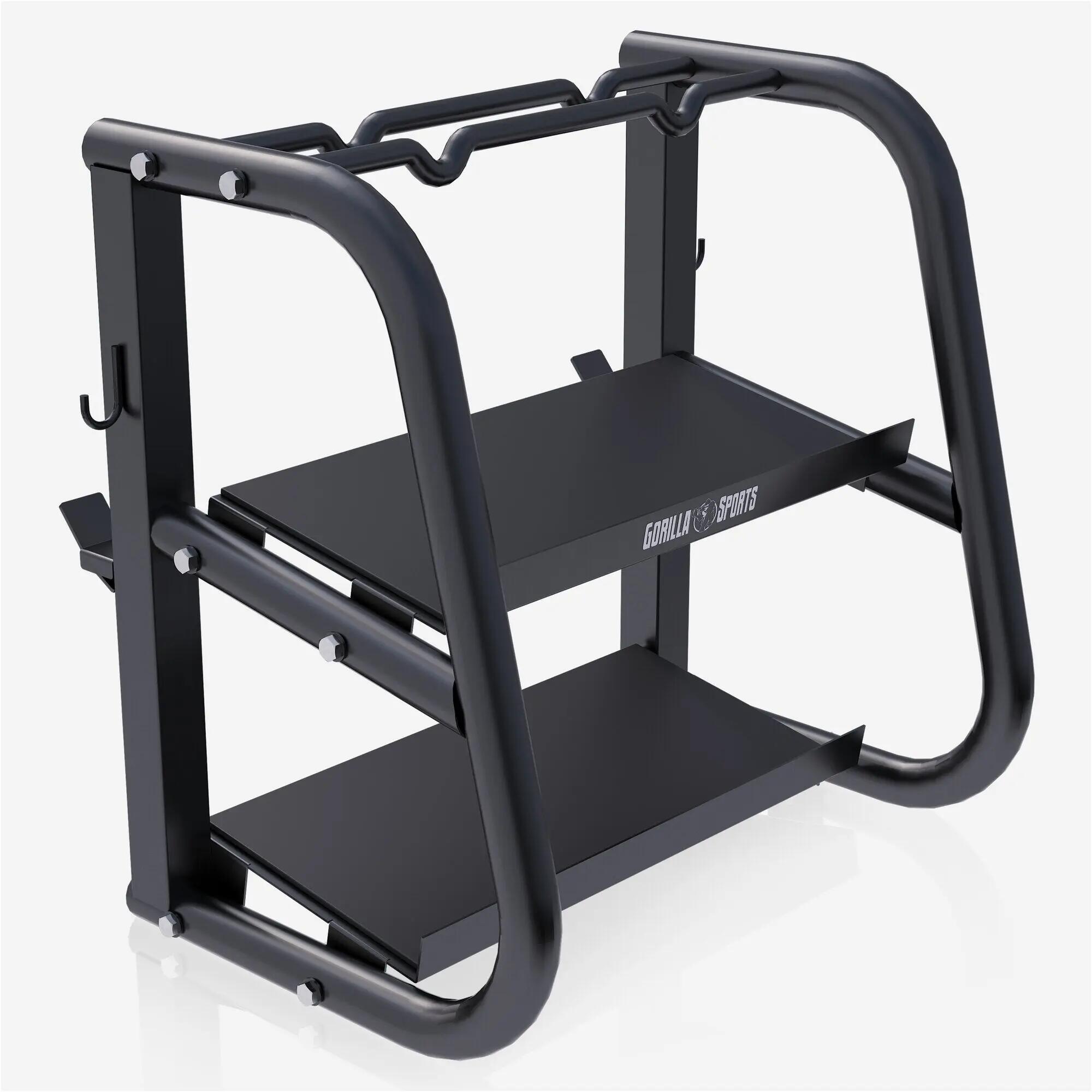 Rack Rangement - Support Halteres, Acier Rangement Poids, Charge Max 300 kg 9/9