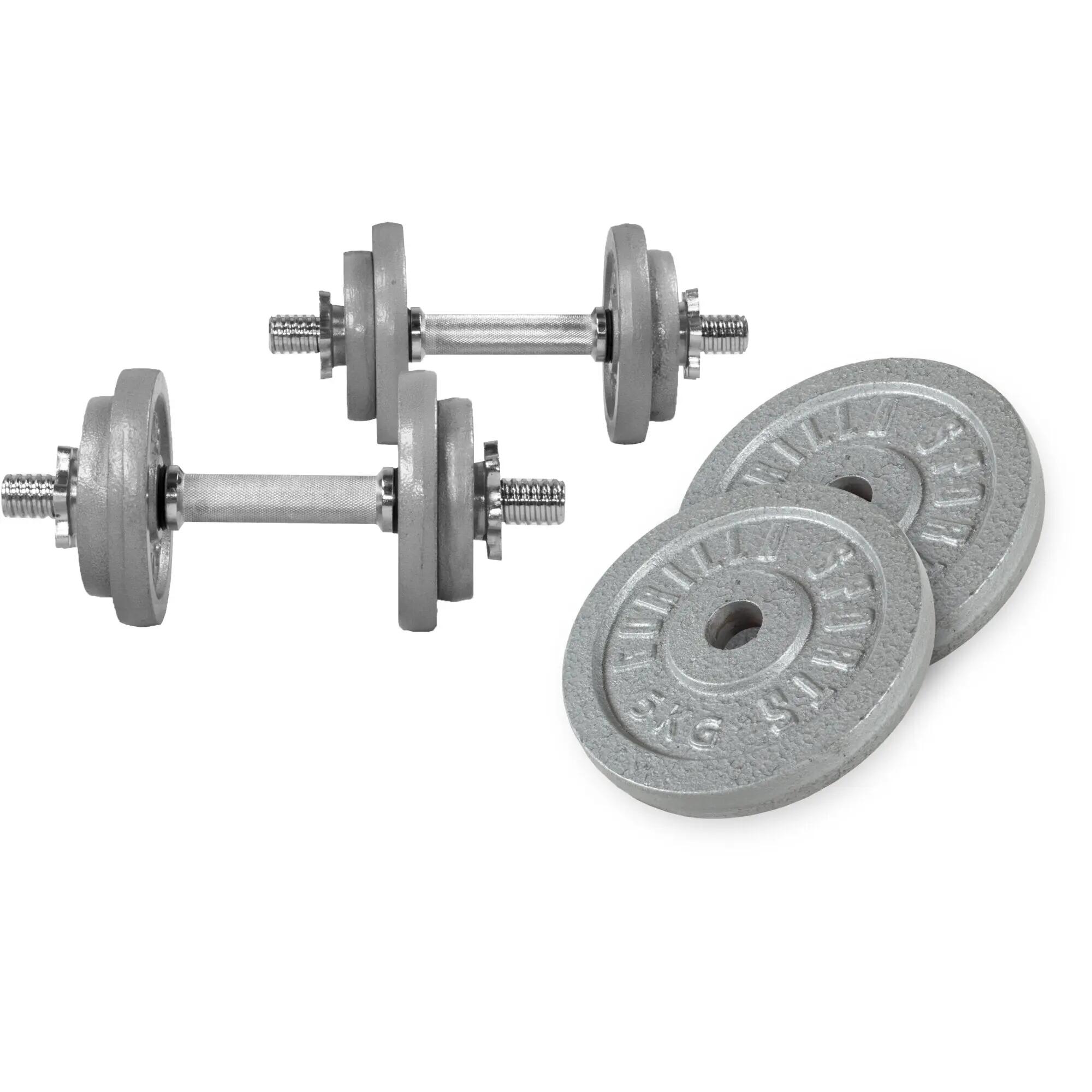 Set gantere din fonta 30 kg