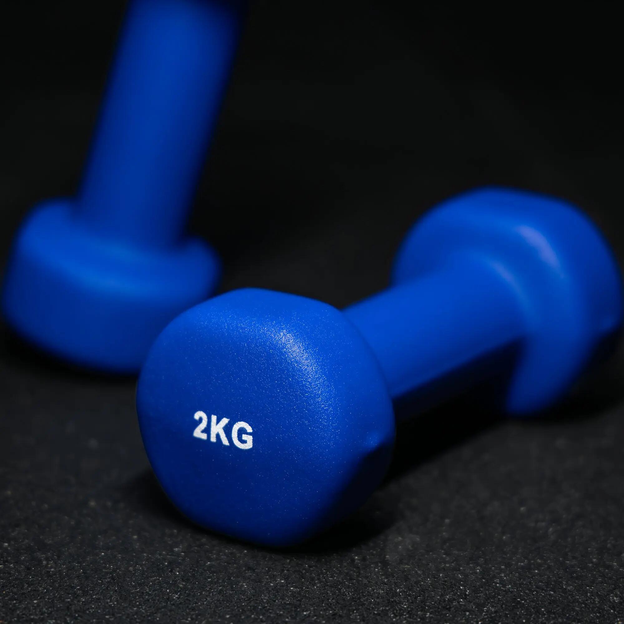 Hantelset - Neopren, 2x5kg, Kurzhanteln, Hanteln, Gymnastikhanteln, Dumbbells 10/10