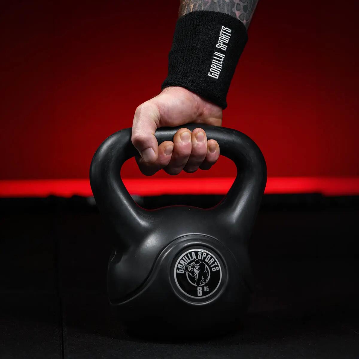 Kettlebell - funkční trénink - plastový povlak, cementová náplň - sada 7/7