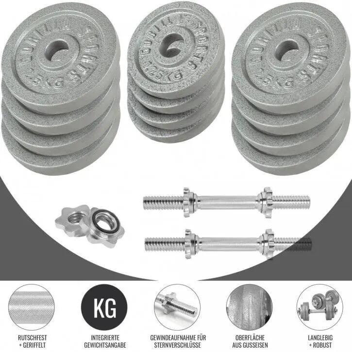 Set d'haltères 100 kg 2/7