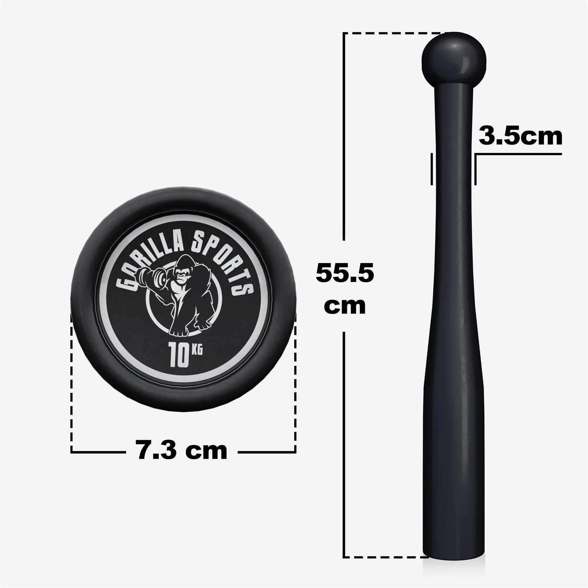Indian Clubbells 10KG 3/7