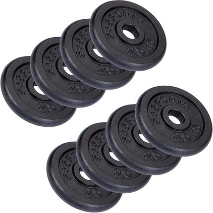 Disques de musculation en fonte 4x2.5kg