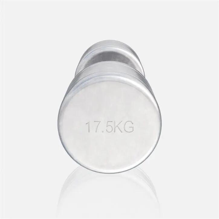 Haltères chromés Gorilla Sports monobloc acier 2–30 kg poignées moletées 2/10