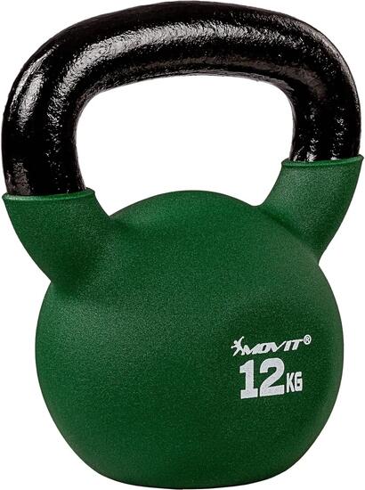 Kettlebell PRO - 2 - 24 kg, Kugelhantel aus Gusseisen mit Neoprenbeschichtung