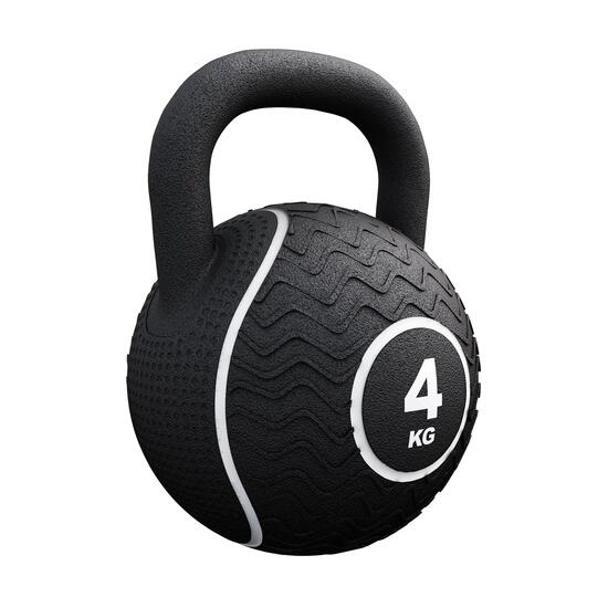 Kettlebell caoutchouc 4–20 kg | Protection sols | Entraînement fonctionnel