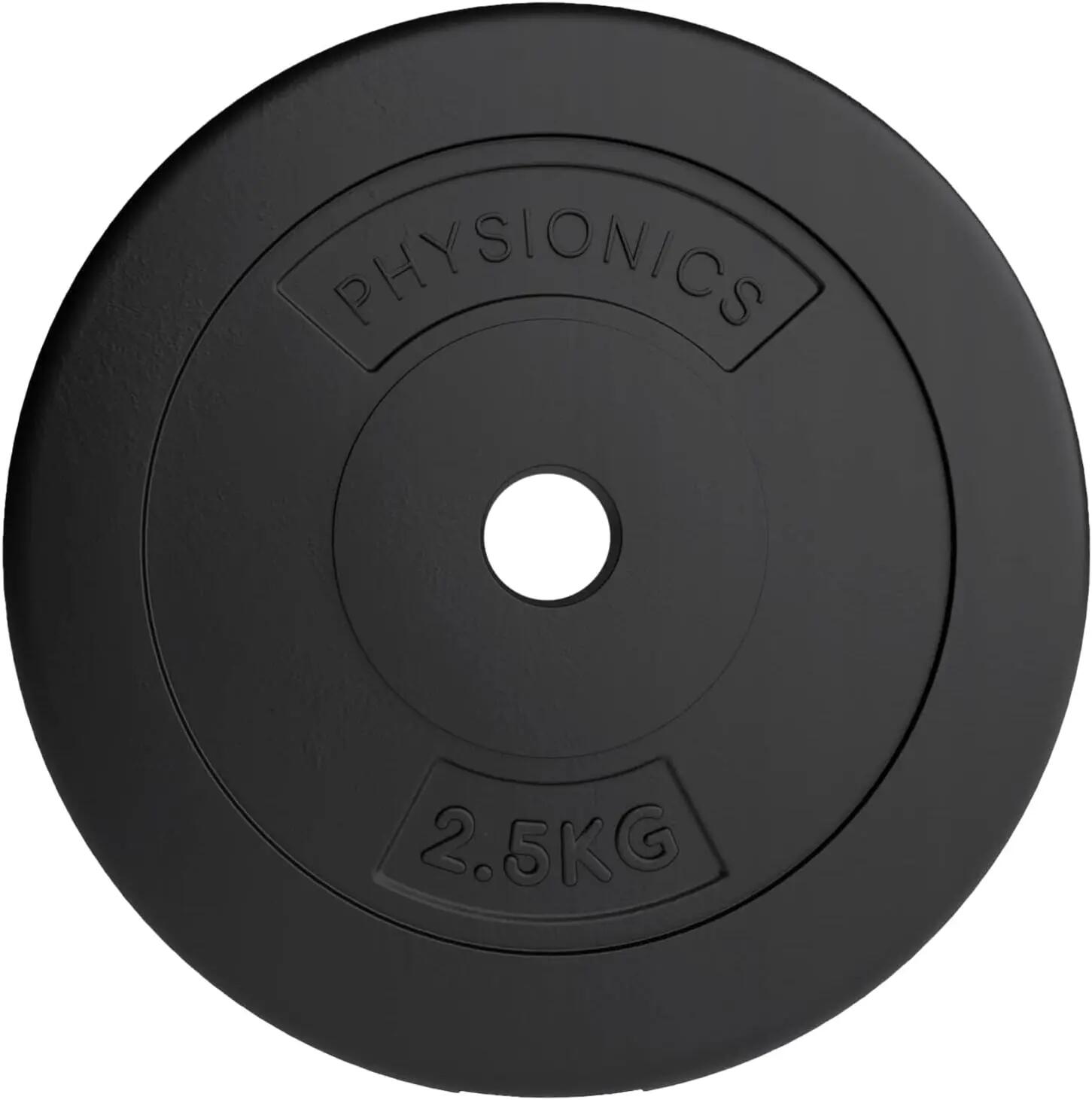 Disques de musculation 30/31 mm en plastique 2x2.5kg 3/7
