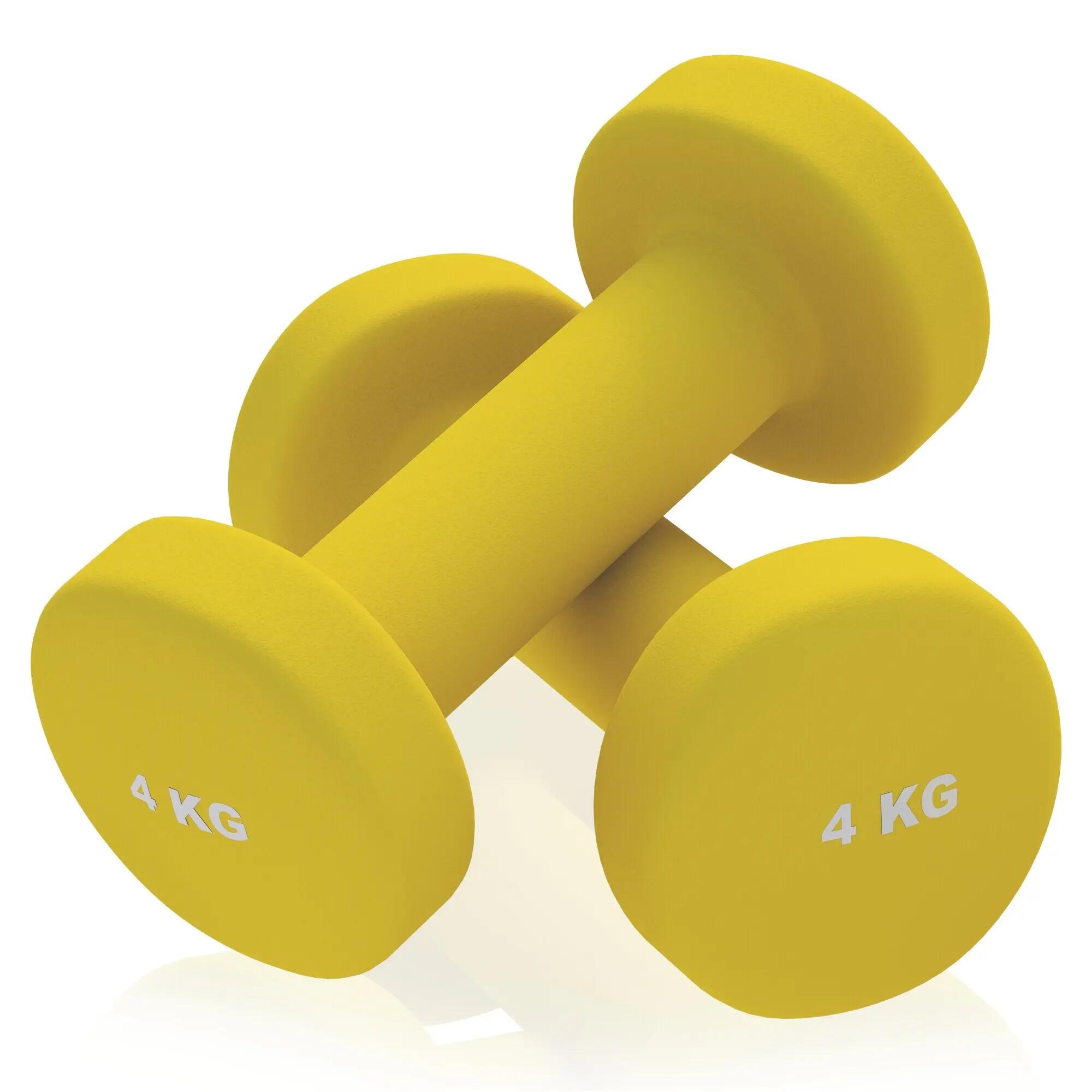 Dumbellset - Halterset - Aerobics - Vinyl - 8 kg (2 x 4 kg) 8/13