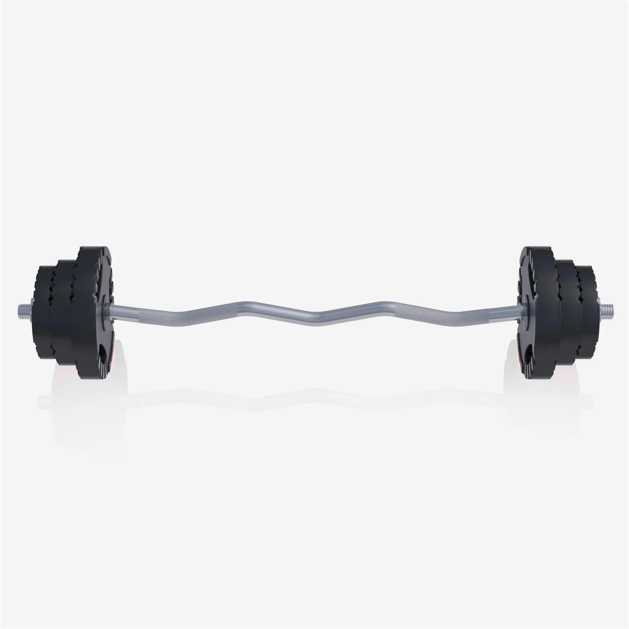 Gorilla Sports Nakládací činkový set, 25 kg 6/6