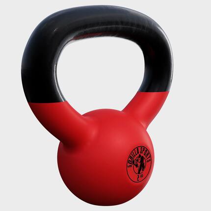 KETTLEBELL FONTE AVEC REVÊTEMENT NÉOPRÈNE | MUSCULATION | AU CHOIX DE 2KG À 32KG