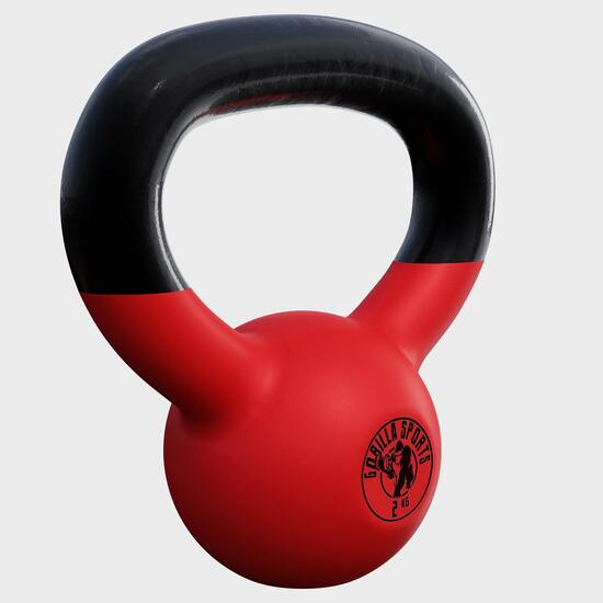 KETTLEBELL FONTE AVEC REVÊTEMENT NÉOPRÈNE | MUSCULATION | AU CHOIX DE 2KG À 32KG