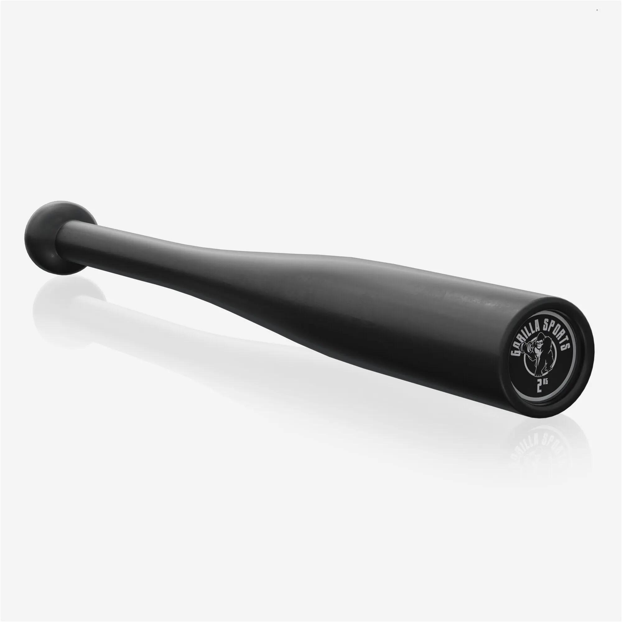 Massue indienne GORILLA SPORTS Clubbell fonte 2–20 kg noire 5/7