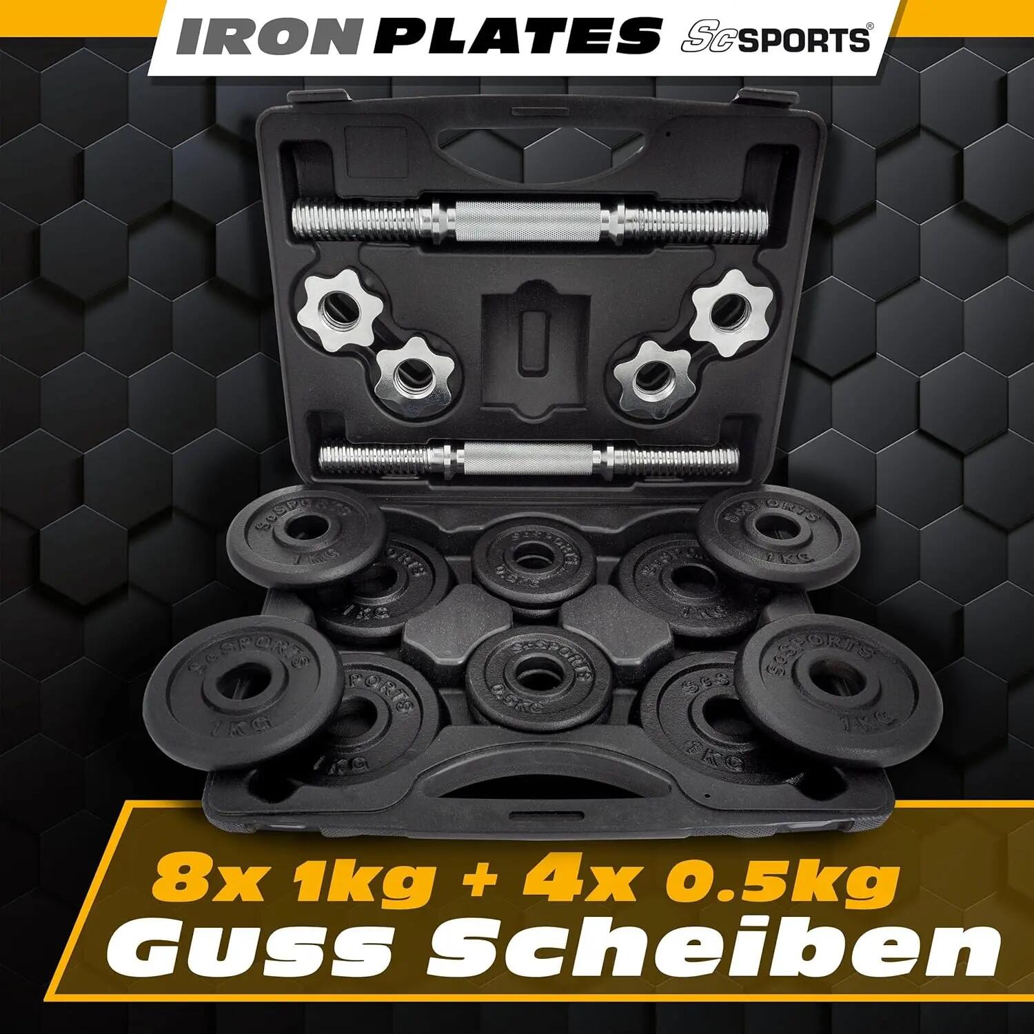 Haltères courts 15kg avec mallette 3/6