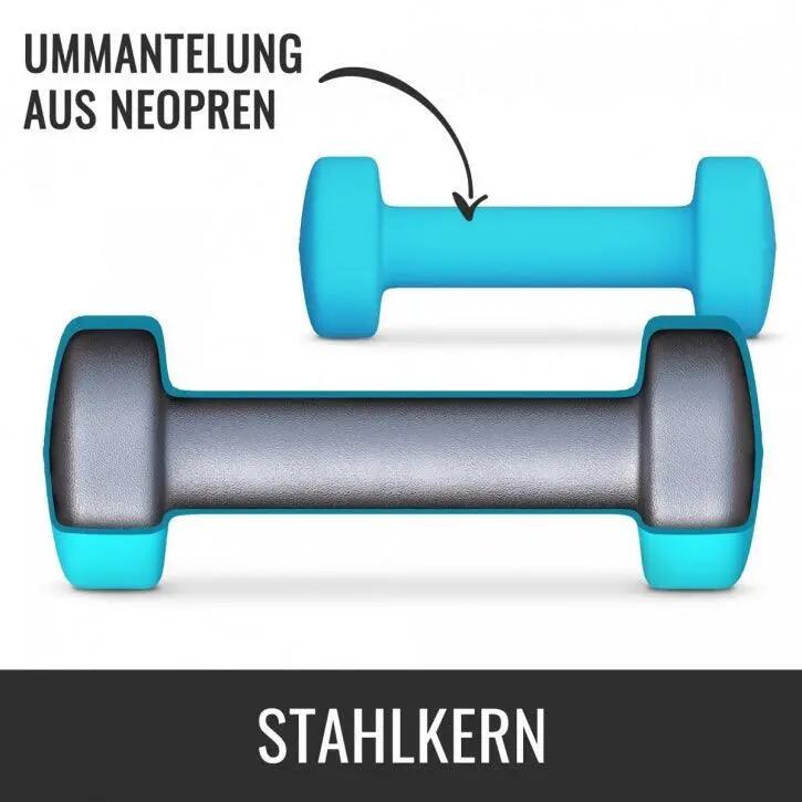Dumbellset - Halterset - Aerobic - 12 kg - In koffer 5/15