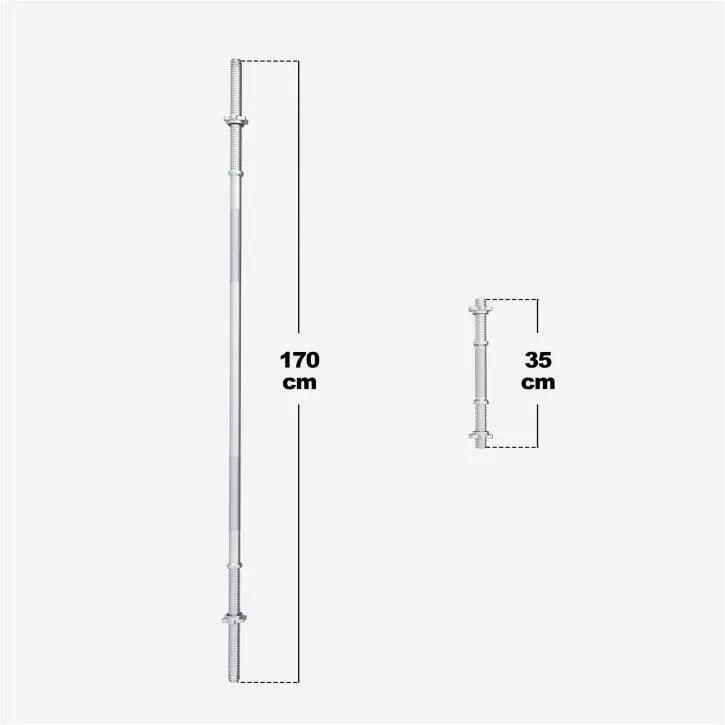 Halterset 60 kg - Kunststof - Halters met Gewichten - 30 mm 3/11