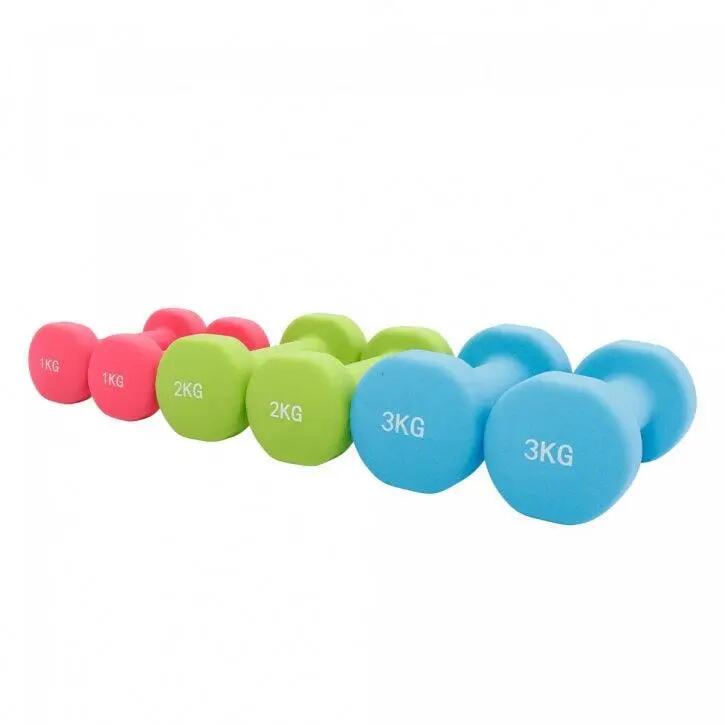 Dumbellset - Halterset - Aerobic - 12 kg - In koffer 14/15