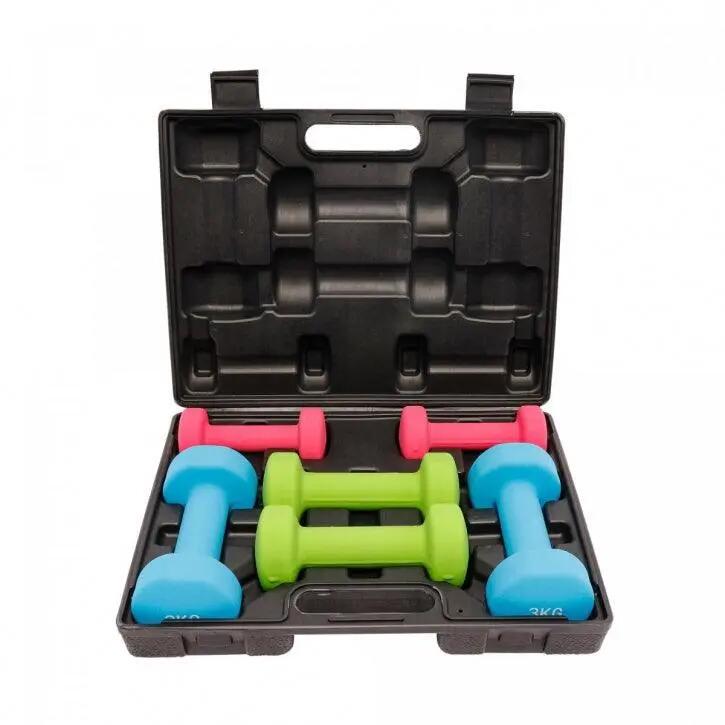 Dumbellset - Halterset - Aerobic - 12 kg - In koffer 13/15