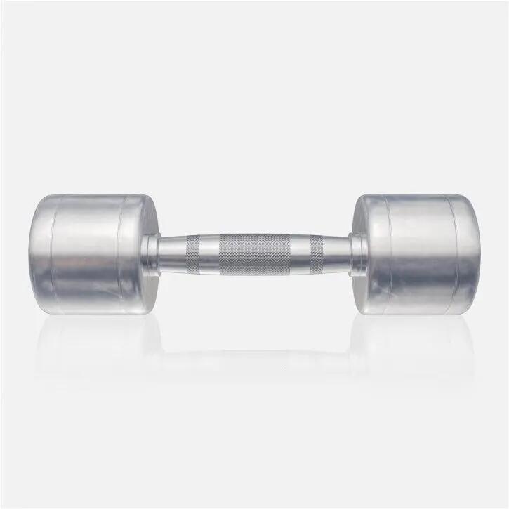 Dumbellset 14 kg - 2x7 kg - Halterset - Vaste dumbbells - Chroom 3/10