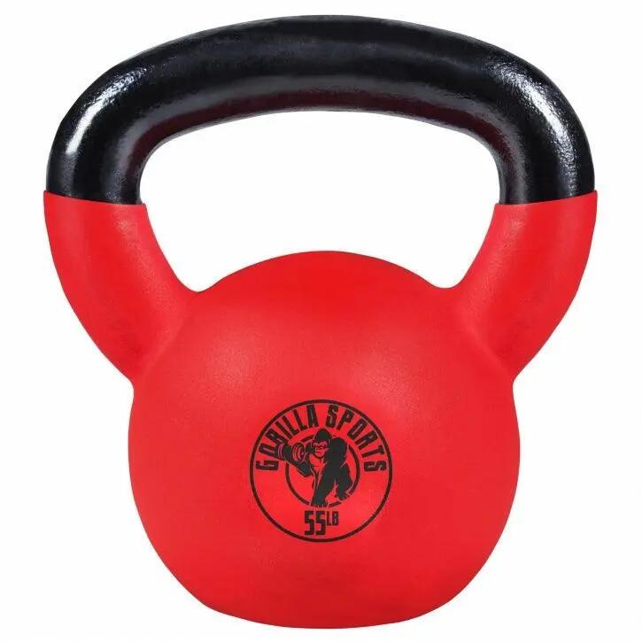 Kettlebell - Gietijzer (rubber coating) - 24 kg 2/9