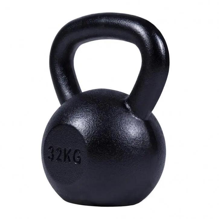 Kettlebell din fier 32kg, negru 2/7