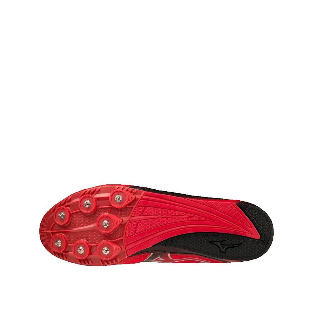 Mizuno X First 2 Hardloopschoenen Zwart/Rood/Zilver 2/3