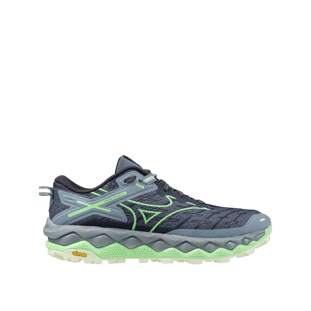 Scarpe - running - adulto - Wave Mujin 10 - grigio, verde fluo 4/6