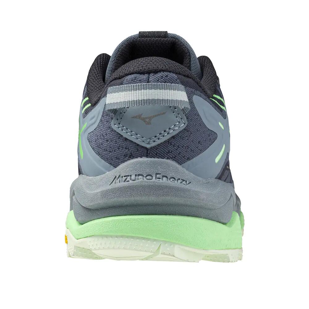 Scarpe - running - adulto - Wave Mujin 10 - grigio, verde fluo 3/6