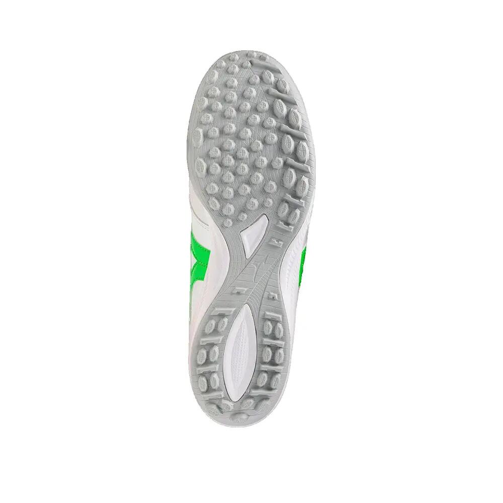 Chaussures de football Mizuno Morelia Sala Pro TF Blanc/Vert fluo 2/2