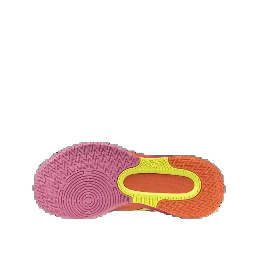 Scarpe sportive Mizuno Neo Jump Rosa/Giallo/Arancio 5/7