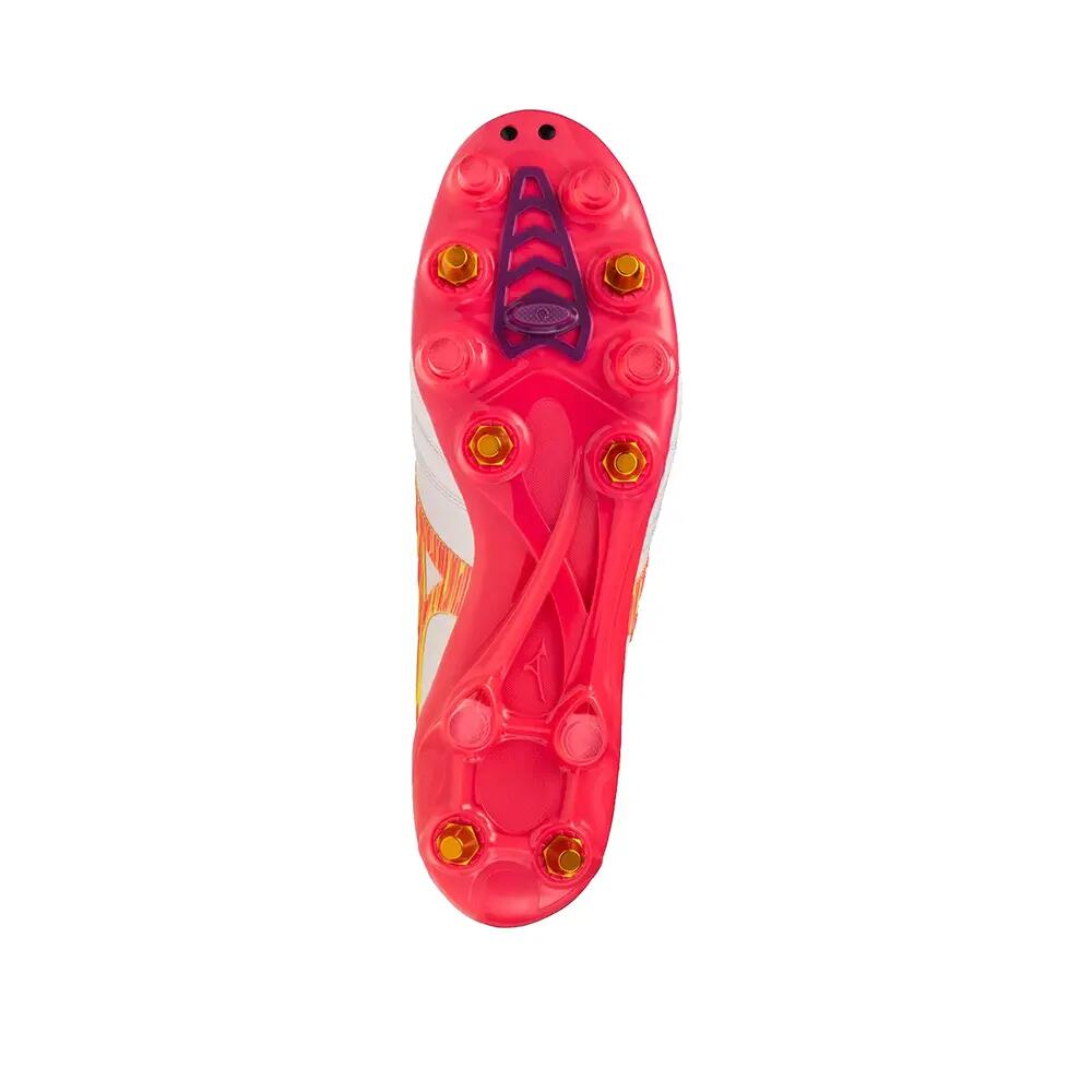 Crampons Mizuno Morelia Neo IV B Japan Mix Blanc et rose 6/6