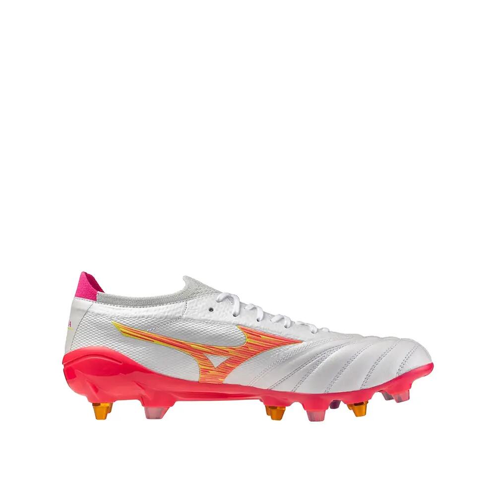 Crampons Mizuno Morelia Neo IV B Japan Mix Blanc et rose 3/6