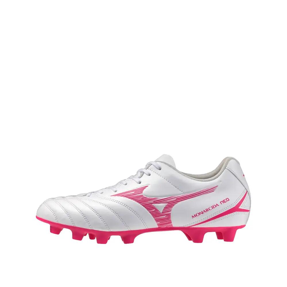 Chaussures de football Mizuno Morelia Neo IV Pro AG Blanc/Violet 2/7