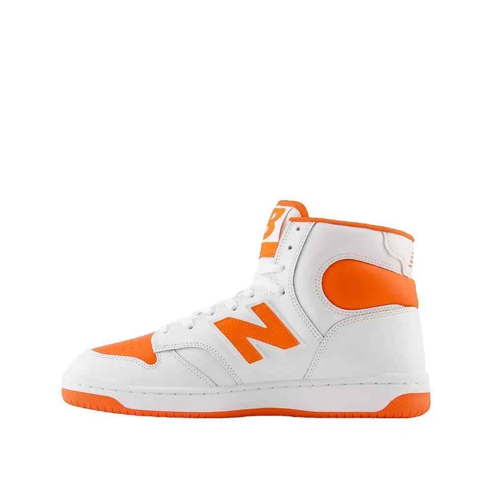 Chaussures New Balance 480 Blanc/Orange 3/3