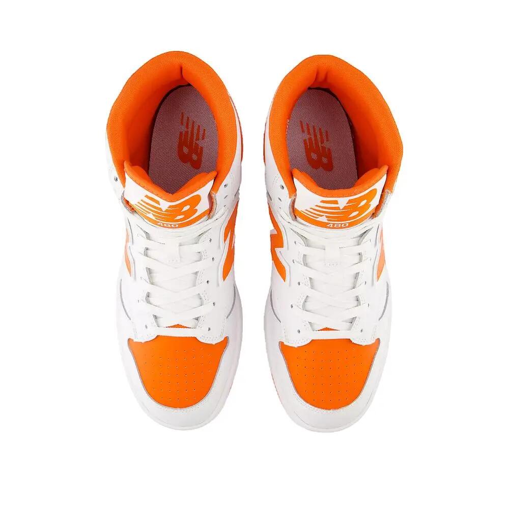 Chaussures New Balance 480 Blanc/Orange 2/3