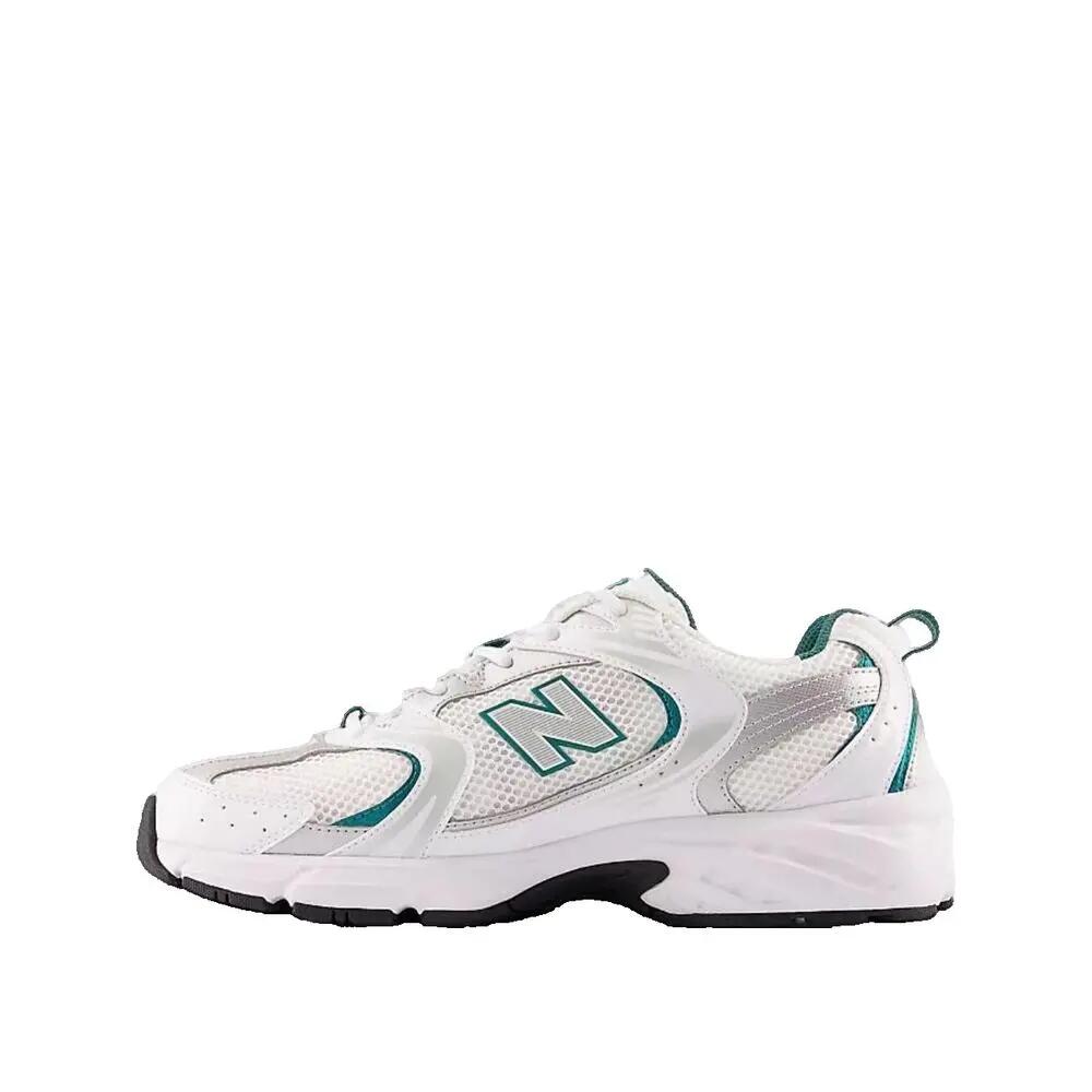 Chaussures New Balance 530 Blanc/Argent Métallique/Vert 3/7