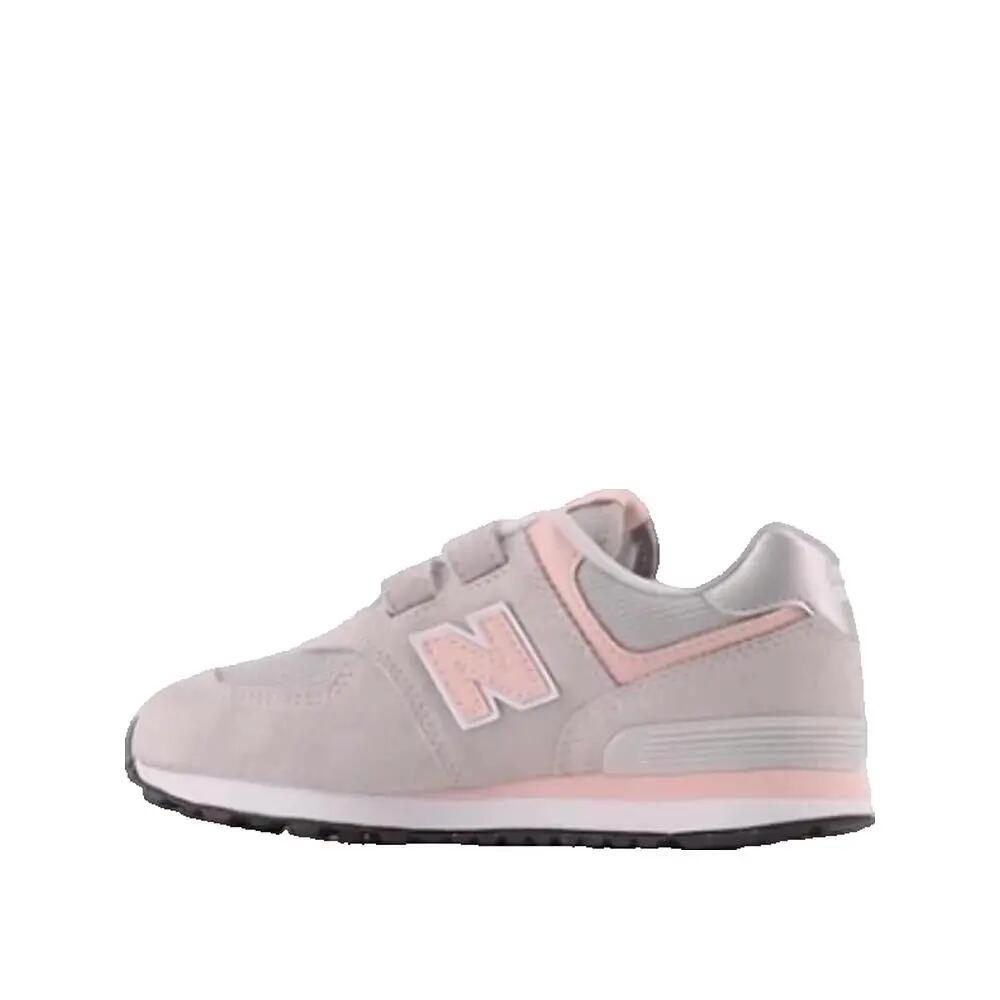 New Balance 574 Core Haak & Lussysteem Grijs/Roze 3/3