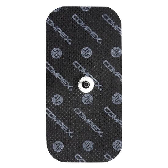Électrodes - Compex - Easy Snap - 2 grandes adhésives - 10 x 5 cm - 1 Snap