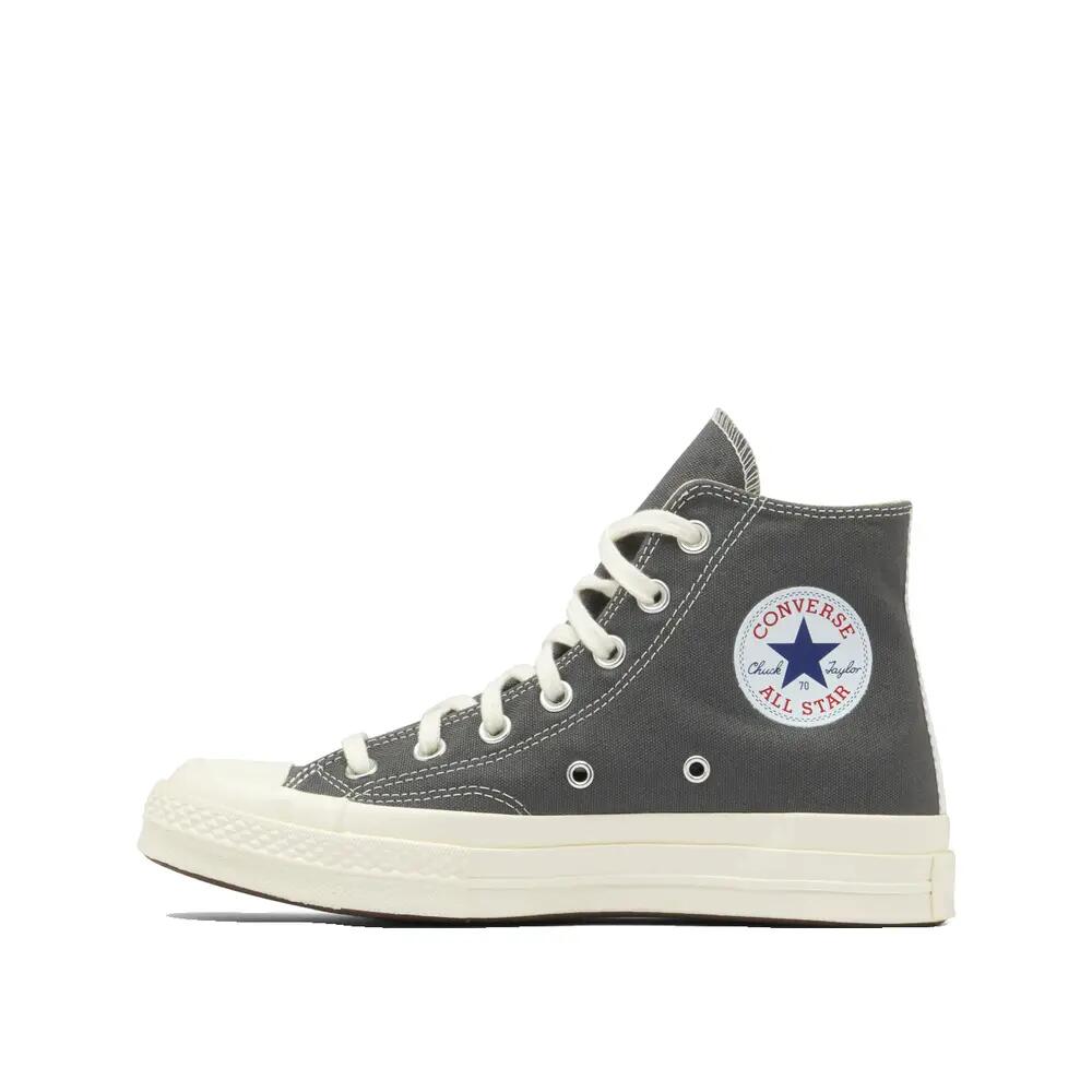 Converse Chuck Taylor All Star 70 Hi Comme des Garcons PLAY Grey 3/4