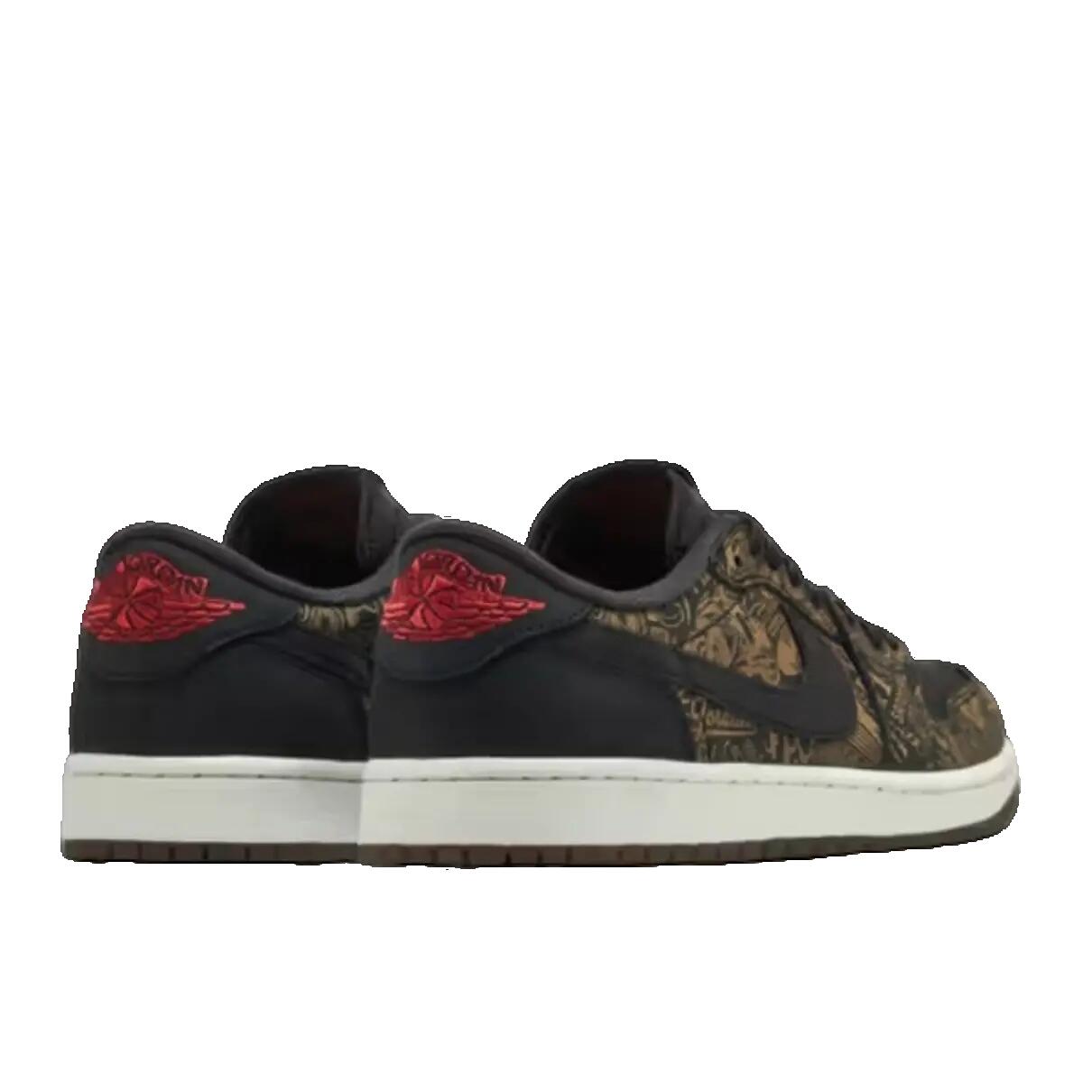 Schuhe  1 Retro Low OG Laser Black University Red 4/6