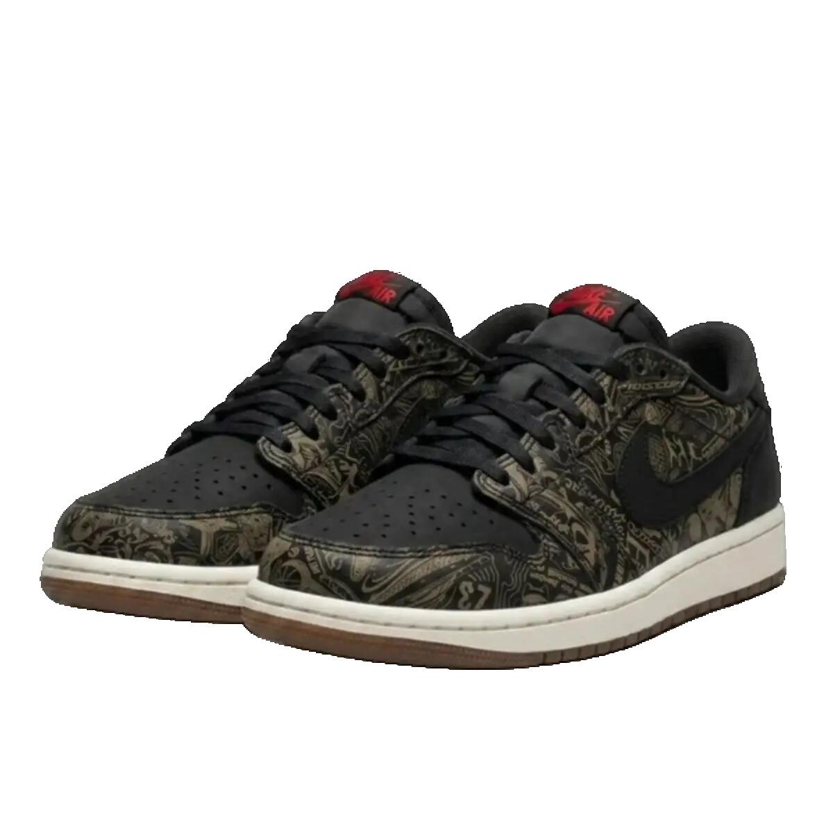 Schuhe  1 Retro Low OG Laser Black University Red 2/6