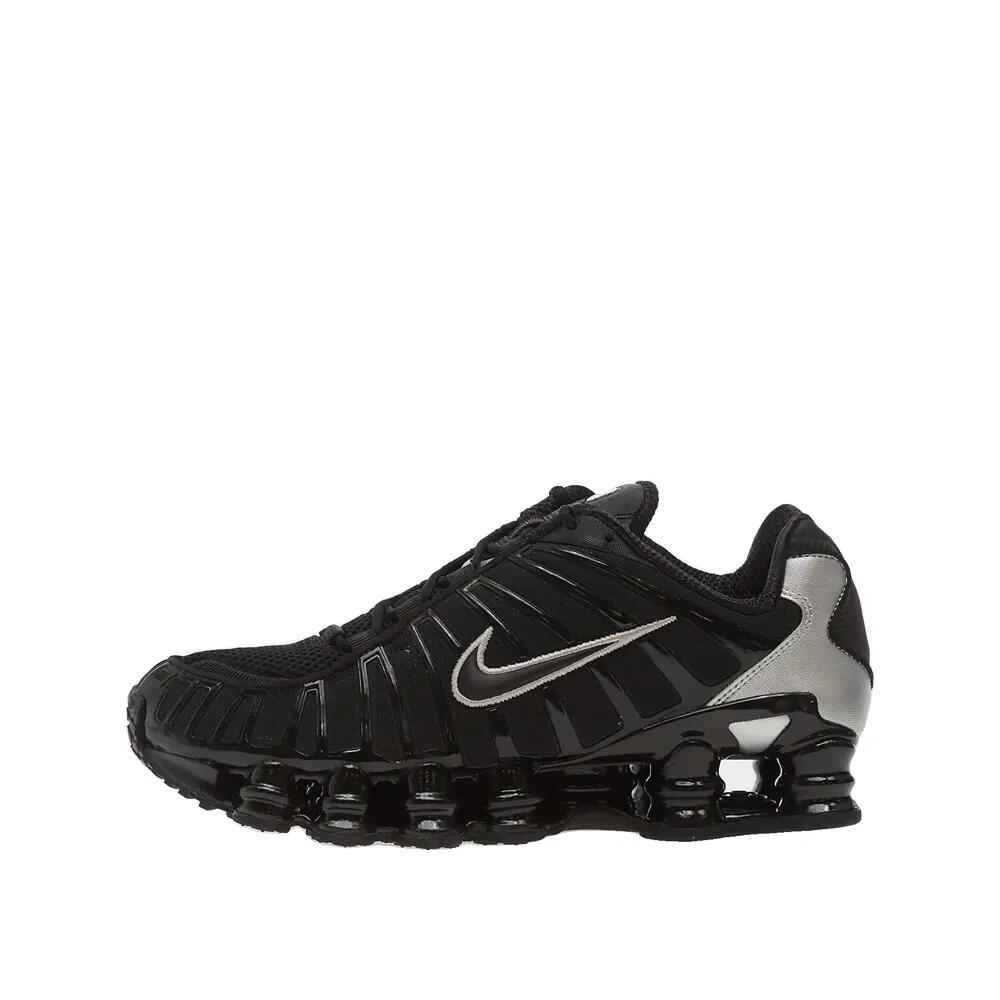 Nike Shox TL Zwart/Métallique Zilver 6/6
