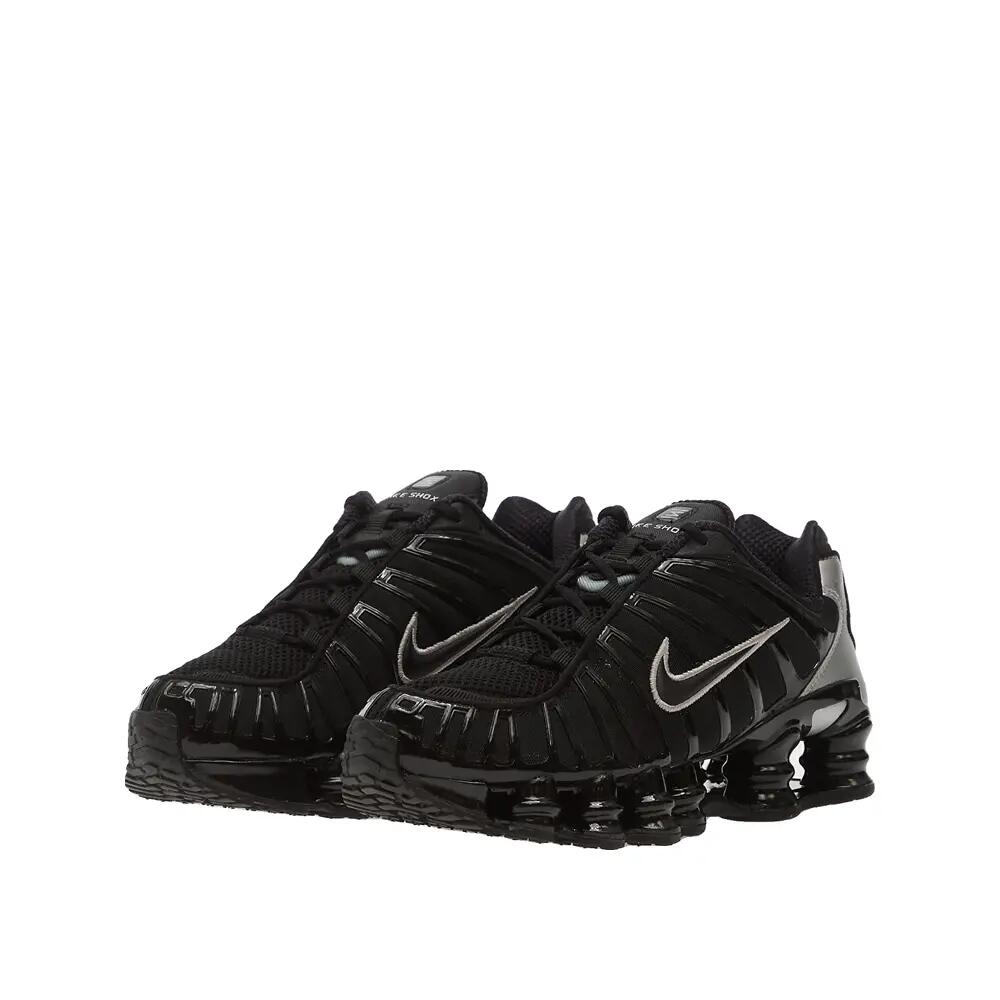 Nike Shox TL Zwart/Métallique Zilver 5/6