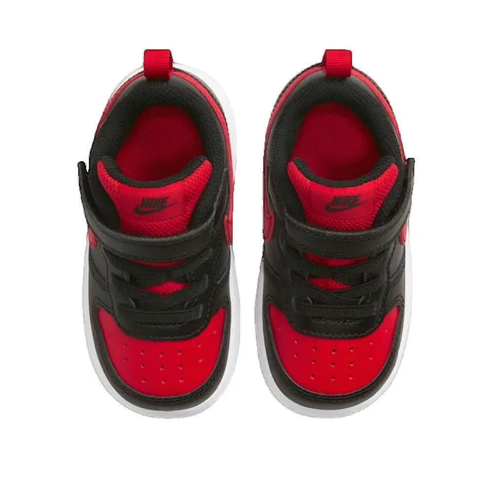 Calçado Nike Court Borough Low 2 Preto/Vermelho 3/6
