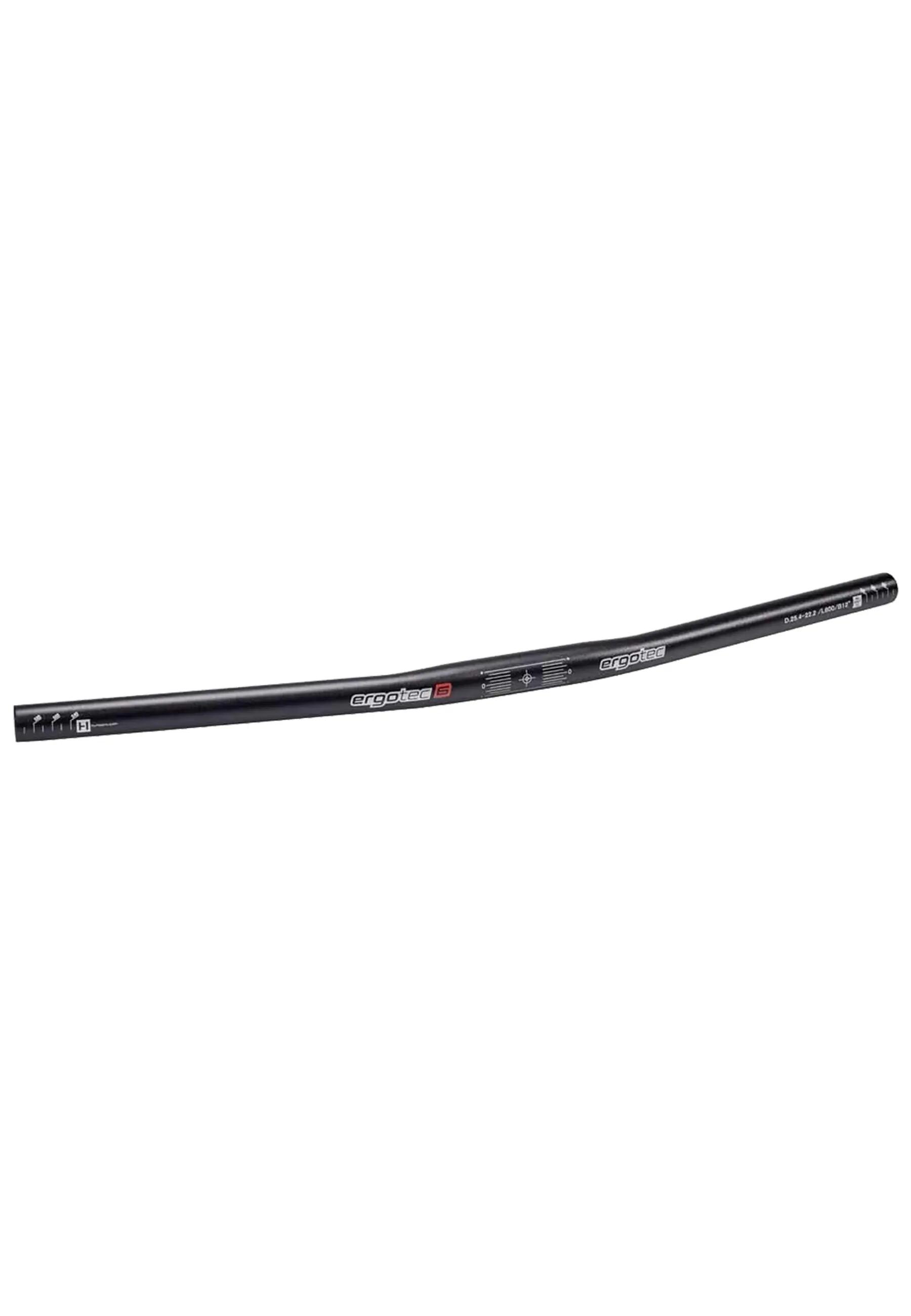 Kierownica Płaska Kierownica 25,4X600 Mm - Czarna 3/4