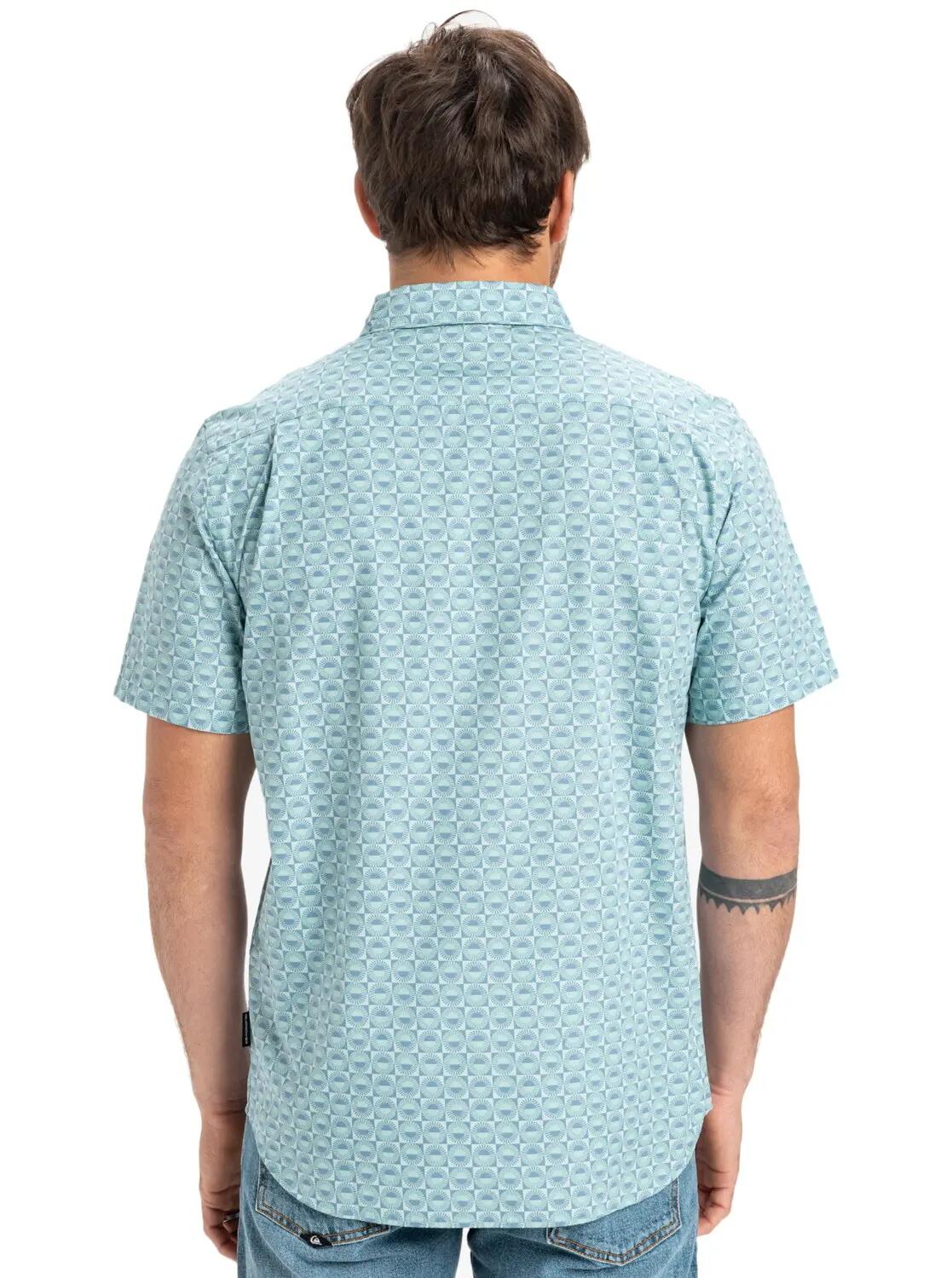 QUIKSILVER Quiksilver Kurzarm Hemd Apero Organic Classic Aquifer Florever 4/5