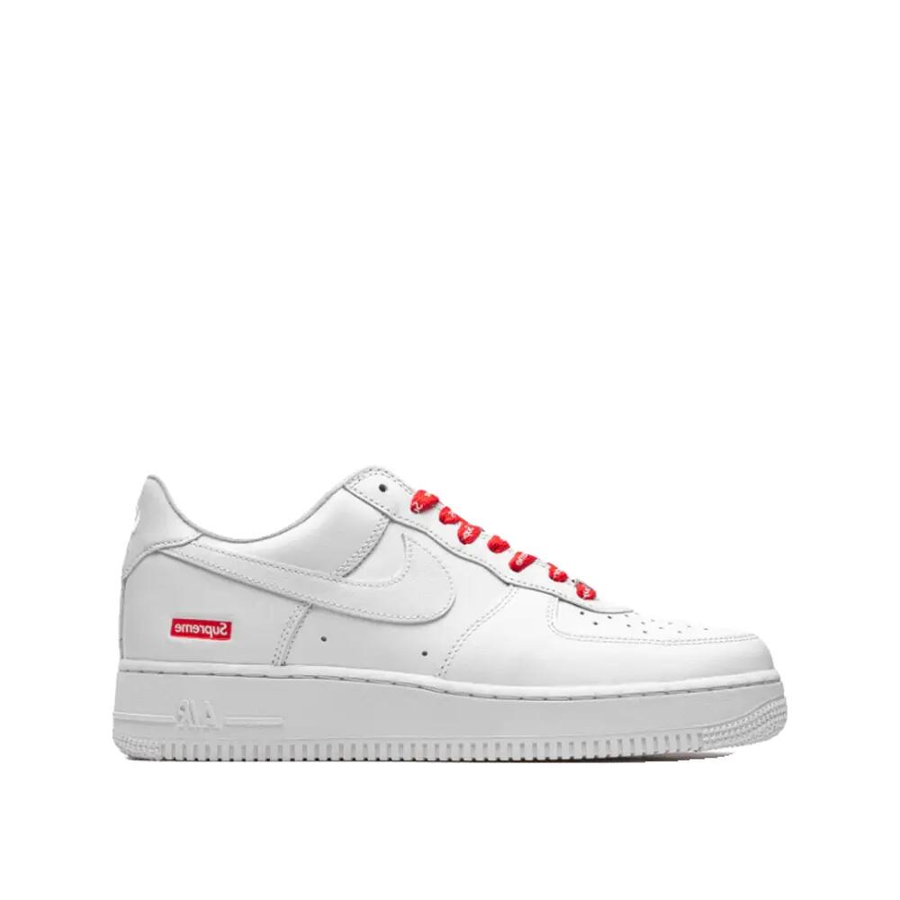 Chaussures  Air Force 1 Low White Supreme 9/10