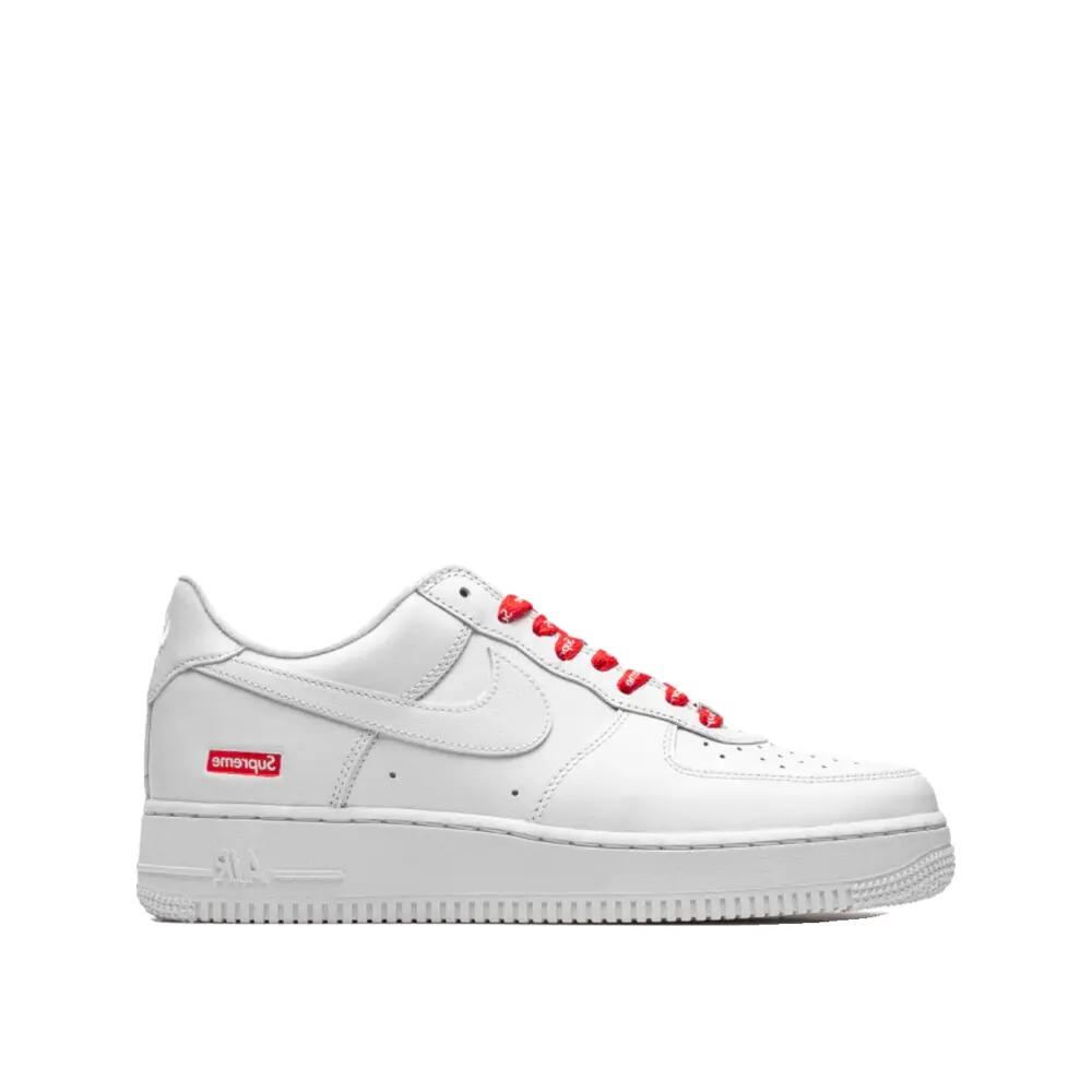 Chaussures  Air Force 1 Low White Supreme 7/10