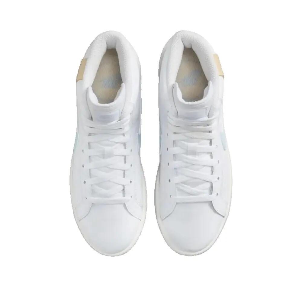 Sapatos Nike Court Royale 2 Mid Branca/Azul 3/3
